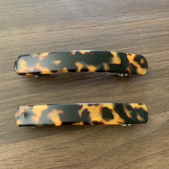 J. Crew Hair Two J Crew Tortoise Hair Clip Barrettes Quality Style